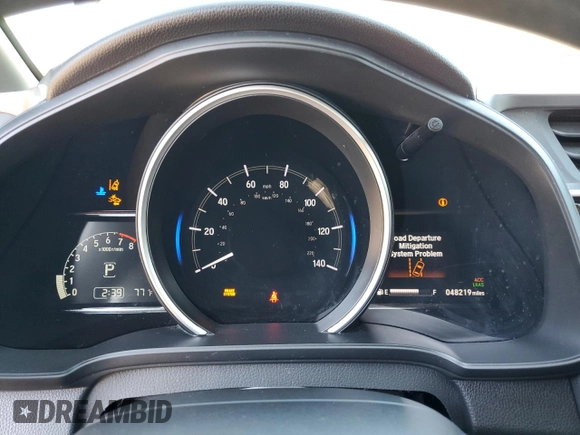 2019 Honda Fit EX with VIN 3HGGK5H86KM721621, listed as a Copart auction lot 47074915 with 48,219 mi miles and Salvage Title. Bid and sale history available at DreamBid. Image 9.