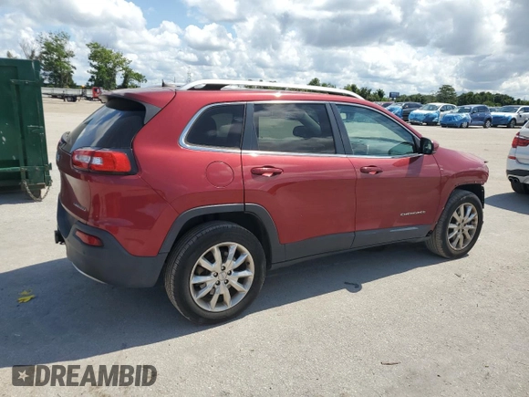 2016 Jeep Cherokee Limited z VIN 1C4PJMDB0GW259741, wystawiony jako Copart lot #62056605 z przebiegiem 178 625 mil mil oraz Szkoda całkowita • Salvage title. Historia ofert i sprzedaży dostępna na DreamBid. Obrazek 3.
