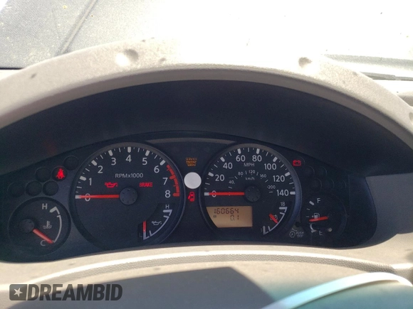 2007 Nissan Frontier SE with VIN 1N6AD09UX7C423043, listed as a Copart auction lot 63322635 with 160,664 mi miles and Salvage title. Bid and sale history available at DreamBid. Image 9.