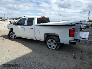 2018 Chevrolet Silverado 1500 Custom with VIN 1GCRCPEC2JZ315597, listed as a Copart auction lot 46287625 with 0 mi miles and Salvage Title. Bid and sale history available at carsss.com. Image 2.
