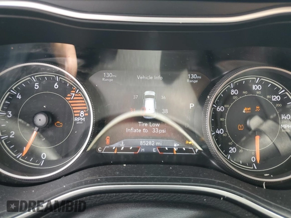 2019 Jeep Cherokee Limited with VIN 1C4PJLDX4KD273247, listed as a Copart auction lot 54230035 with 85,282 mi miles and Salvage title. Bid and sale history available at DreamBid. Image 9.