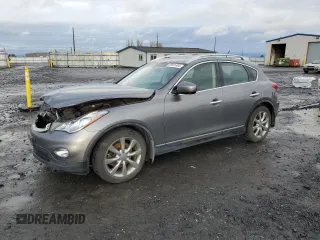 2013 Infiniti EX with VIN JN1BJ0HR4DM480618, listed as a Copart auction lot 85591484 with 107,989 mi miles and Salvage Title. Bid and sale history available at DreamBid. Image 1.