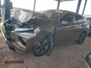 2024 Mitsubishi Eclipse Cross SE z VIN JA4ATWAA8RZ001261, wystawiony jako Copart lot #52534365 z przebiegiem 21 004 mil mil oraz Szkoda całkowita • Salvage title. Historia ofert i sprzedaży dostępna na DreamBid. Obrazek 1.