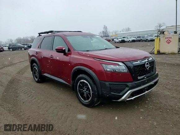 2023 Nissan Pathfinder Rock Creek with VIN 5N1DR3BD7PC231197, listed as a Copart auction lot 51751205 with 71,366 mi miles and Salvage title. Bid and sale history available at DreamBid. Image 14.