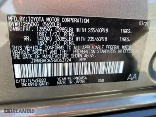 2024 Toyota bZ4X XLE with VIN JTMABACA3RA063724, listed as a Copart auction lot 70419464 with 892 mi miles and Salvage Title. Bid and sale history available at carsss.com. Image 14.