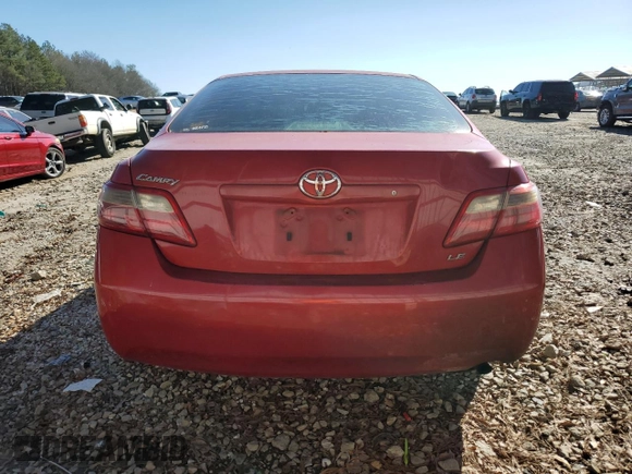 2007 Toyota Camry CE with VIN 4T1BE46K67U130082, listed as a Copart auction lot 43371785 with 0 mi miles and Salvage Title. Bid and sale history available at carsss.com. Image 6.