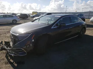 2023 Mercedes-Benz EQS with VIN W1KCG4EB8PA034594, listed as a Copart auction lot 80914374 with 0 mi miles and Salvage Title. Bid and sale history available at carsss.com. Image 1.