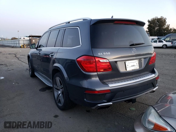 2015 Mercedes-Benz GL-Class GL 550 with VIN 4JGDF7DE8FA535039, listed as a Copart auction lot 37510763 with 98,730 mi miles. Bid and sale history available at carsss.com. Image 2.