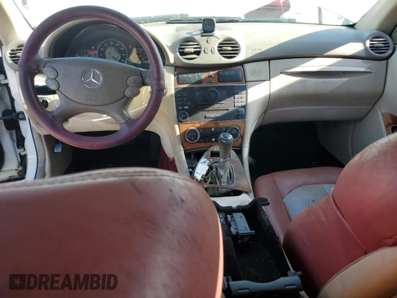 2005 Mercedes-Benz CLK 500 with VIN WDBTK75JX5F120876, listed as a Copart auction lot 52415435 with 154,706 mi miles and Clean title. Bid and sale history available at DreamBid. Image 8.