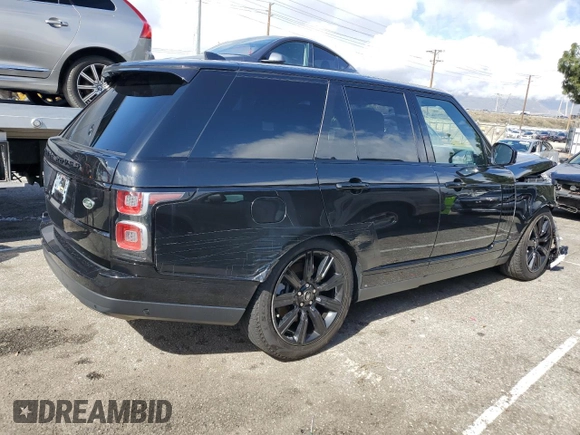 2022 Land Rover Range Rover Westminster z VIN SALGS2RU3NA462850, wystawiony jako Copart lot #45428425 z przebiegiem 14 589 mil mil oraz Szkoda całkowita • Salvage title. Historia ofert i sprzedaży dostępna na DreamBid. Obrazek 3.