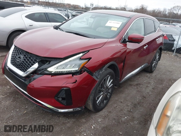 2021 Nissan Murano SV z VIN 5N1AZ2BJ5MC131534, wystawiony jako IAAI lot #41722266 z przebiegiem 97 895 mil mil oraz . Historia ofert i sprzedaży dostępna na DreamBid. Obrazek 17.