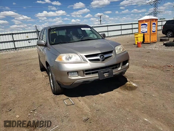 2006 Acura MDX with VIN 2HNYD18256H510183, listed as a Copart auction lot 43078941 with 0 mi miles and Salvage Title. Bid and sale history available at carsss.com. Image 11.