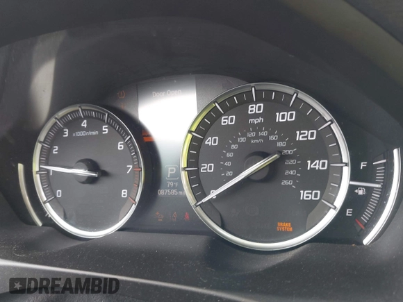 2018 Acura TLX Technology with VIN 19UUB1F52JA007680, listed as a IAAI auction lot 41910198 with 87,585 mi miles and . Bid and sale history available at carsss.com. Image 7.
