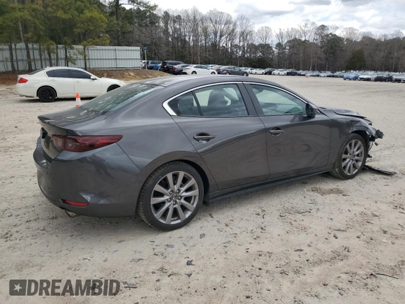 2021 Mazda 3 Select with VIN 3MZBPABM9MM207643, listed as a Copart auction lot 44993225 with 34,443 mi miles and Salvage Title. Bid and sale history available at DreamBid. Image 3.