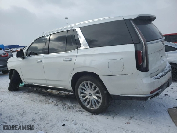 2024 Cadillac Escalade 4WD Premium Luxury with VIN 1GYS4BKL3RR137226, listed as a Copart auction lot 46298915 with 14,657 mi miles and Clean Title. Bid and sale history available at carsss.com. Image 2.