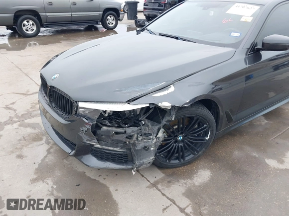 2018 BMW 5 Series 530i with VIN WBAJA5C58JWA39567, listed as a IAAI auction lot 41707627 with Not Provided miles and . Bid and sale history available at DreamBid. Image 6.