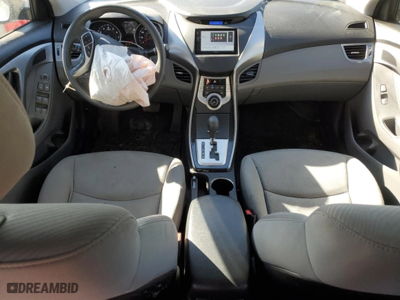 2012 Hyundai Elantra GLS PZEV with VIN 5NPDH4AE2CH077987, listed as a Copart auction lot 47399855 with 125,772 mi miles and Salvage Title. Bid and sale history available at carsss.com. Image 8.