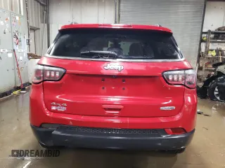 2018 Jeep Compass Latitude with VIN 3C4NJDBB8JT180048, listed as a Copart auction lot 45653135 with 147,279 mi miles and Salvage title. Bid and sale history available at DreamBid. Image 6.