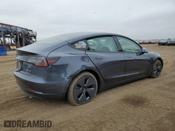 2021 Tesla Model 3 Long Range with VIN 5YJ3E1EB2MF852663, listed as a Copart auction lot 54726615 with 29,215 mi miles and Clean Title. Bid and sale history available at carsss.com. Image 3.
