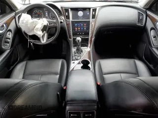 2019 Infiniti Q50 3.0t LUXE with VIN JN1EV7AR5KM554095, listed as a Copart auction lot 50028605 with 82,599 mi miles and Salvage Title. Bid and sale history available at carsss.com. Image 8.
