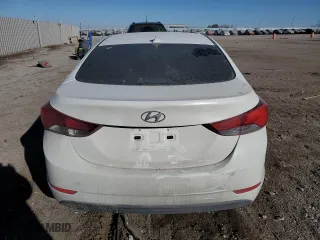 2014 Hyundai Elantra Limited with VIN 5NPDH4AEXEH521054, listed as a Copart auction lot 41770565 with 0 mi miles and Salvage Title. Bid and sale history available at carsss.com. Image 6.