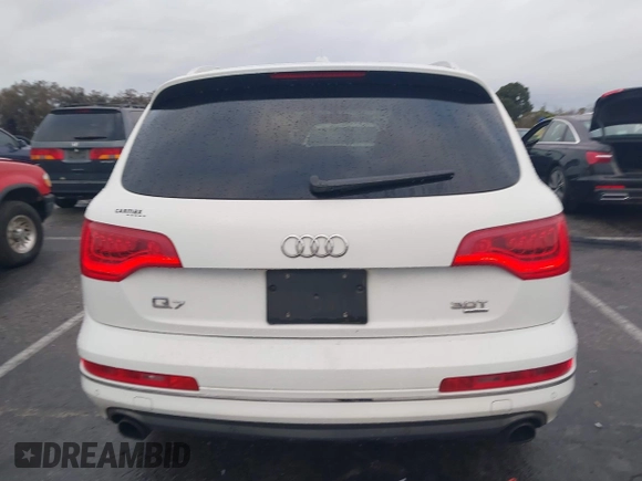 2015 Audi Q7 Premium with VIN WA1CGAFE5FD023450, listed as a IAAI auction lot 41759897 with 89,512 mi miles and . Bid and sale history available at DreamBid. Image 16.