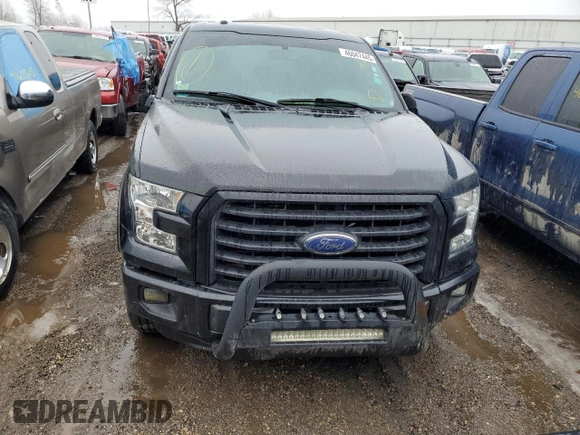2015 Ford F-150 XLT with VIN 1FTEX1EP4FFC17263, listed as a Copart auction lot 46047445 with 120,574 mi miles and Salvage Title. Bid and sale history available at carsss.com. Image 5.