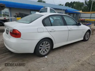 2007 BMW 3 Series 328i with VIN WBAVA37577NL15653, listed as a Copart auction lot 58705125 with 189,255 mi miles and Salvage title. Bid and sale history available at DreamBid. Image 3.