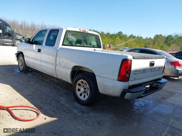 2007 Chevrolet Silverado 1500 Work Truck with VIN 1GCEC19X37Z105625, listed as a IAAI auction lot 41781028 with 257,490 mi miles. Bid and sale history available at carsss.com. Image 3.