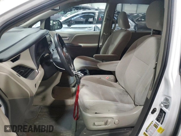 2016 Toyota Sienna LE AAS with VIN 5TDKK3DC9GS705508, listed as a Copart auction lot 43734375 with 109,350 mi miles and Salvage Title. Bid and sale history available at DreamBid. Image 7.