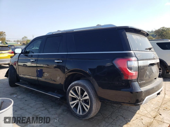 2021 Ford Expedition Max Platinum with VIN 1FMJK1MT4MEA59923, listed as a Copart auction lot 74732844 with Not provided miles and Salvage title. Bid and sale history available at DreamBid. Image 2.