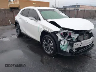 2022 Lexus UX 250h with VIN JTHX9JBH5N2056118, listed as a IAAI auction lot 41538359 with 32,699 mi miles and . Bid and sale history available at DreamBid. Image 1.