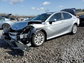 2024 Toyota Camry LE with VIN 4T1C11AK6RU881496, listed as a Copart auction lot 49161605 with 17,716 mi miles and Salvage Title. Bid and sale history available at carsss.com. Image 1.