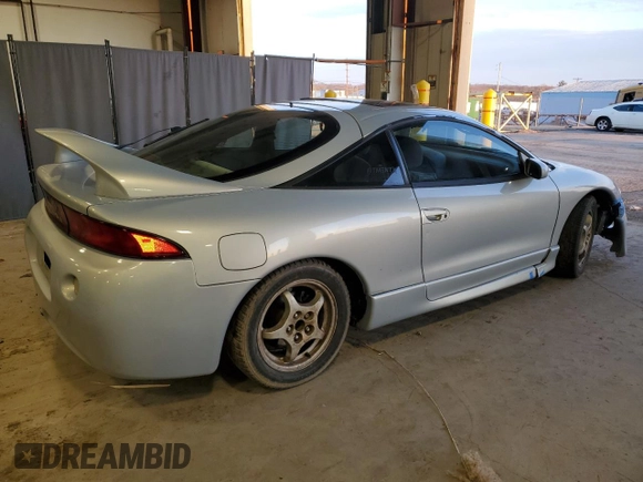 1997 Mitsubishi Eclipse GS-T with VIN 4A3AK54F9VE024251, listed as a Copart auction lot 46135205 with 199,366 mi miles and Salvage Title. Bid and sale history available at carsss.com. Image 3.