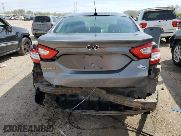 2013 Ford Fusion SE with VIN 3FA6P0HRXDR105455, listed as a Copart auction lot 53437655 with 103,397 mi miles and Salvage Title. Bid and sale history available at DreamBid. Image 6.
