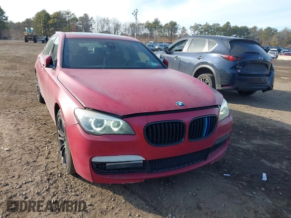 2014 BMW 7 Series 750i xDrive with VIN WBAYB6C55ED224496, listed as a IAAI auction lot 41471012 with 131,851 mi miles. Bid and sale history available at carsss.com. Image 12.