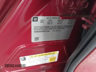 2010 Buick LaCrosse CXL with VIN 1G4GC5EG5AF319154, listed as a IAAI auction lot 41969056 with 30,071 mi miles and . Bid and sale history available at DreamBid. Image 9.