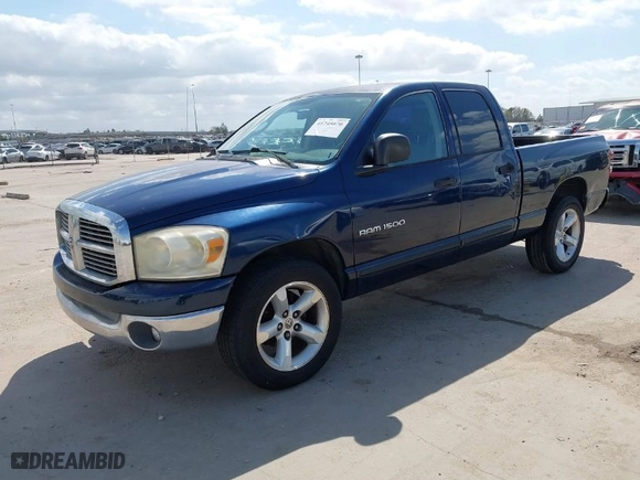 2007 Dodge Ram 1500 SLT with VIN 1D7HA18P77J572569, listed as a IAAI auction lot 41745070 with NaN miles. Bid and sale history available at carsss.com. Image 2.