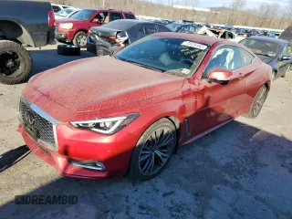2022 Infiniti Q60 Luxe with VIN JN1EV7KL3NM630282, listed as a Copart auction lot 72476192 with 8,006 mi miles and . Bid and sale history available at DreamBid. Image 1.