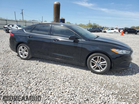 2018 Ford Fusion SE with VIN 3FA6P0HD8JR179005, listed as a Copart auction lot 50065255 with 102,378 mi miles and Salvage Title. Bid and sale history available at carsss.com. Image 4.