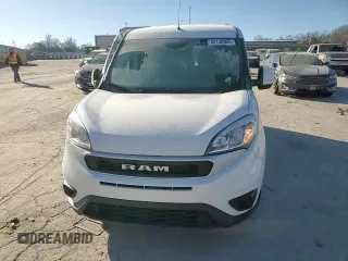 2019 Ram ProMaster City Cargo Tradesman SLT with VIN ZFBHRFBB7K6M23591, listed as a Copart auction lot 42138905 with 186,133 mi miles and Salvage title. Bid and sale history available at DreamBid. Image 14.