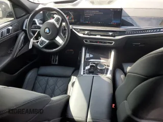 2024 BMW X6 xDrive40i with VIN 5UX33EX09R9S35818, listed as a Copart auction lot 89089515 with 26,955 mi miles and Salvage Title. Bid and sale history available at carsss.com. Image 8.