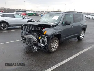 2022 Jeep Renegade Latitude with VIN ZACNJDB18NPN78989, listed as a IAAI auction lot 41636684 with 19,763 mi miles and . Bid and sale history available at DreamBid. Image 17.
