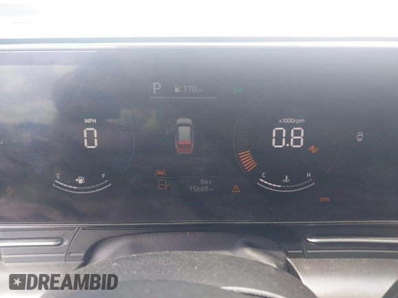 2024 Hyundai Kona SEL с VIN KM8HB3AB3RU168294, выставлен на аукционе IAAI как лот 42461624 с пробегом 15 668 миль миль и . История ставок и продаж доступна на DreamBid. Изображение 7.
