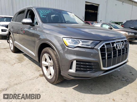 2020 Audi Q7 Premium Plus z VIN WA1LJAF74LD013460, wystawiony jako Copart lot #61324843 z przebiegiem 13 607 mil mil oraz . Historia ofert i sprzedaży dostępna na DreamBid. Obrazek 4.