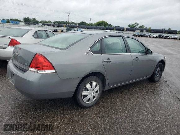 2008 Chevrolet Impala LS z VIN 2G1WB55K689159532, wystawiony jako Copart lot #60697335 z przebiegiem 168 192 mil mil oraz Czysty tytuł • Clean title. Historia ofert i sprzedaży dostępna na DreamBid. Obrazek 3.