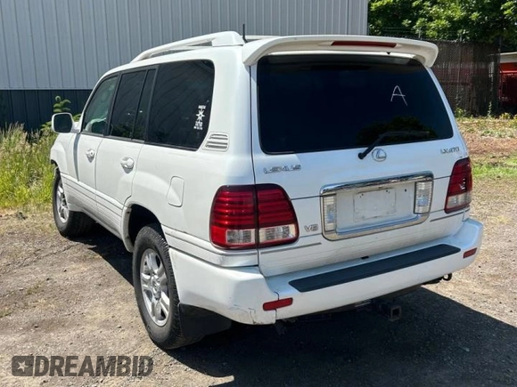 2007 Lexus LX 470 z VIN JTJHT00W174024015, wystawiony jako Copart lot #59439085 z przebiegiem 190 436 mil mil oraz Czysty tytuł • Clean title. Historia ofert i sprzedaży dostępna na DreamBid. Obrazek 3.