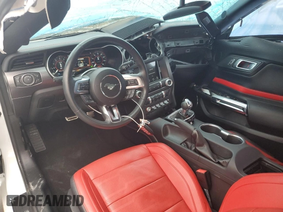 2019 Ford Mustang GT with VIN 1FA6P8CF4K5132002, listed as a Copart auction lot 58768795 with 9,615 mi miles and Salvage title. Bid and sale history available at DreamBid. Image 8.