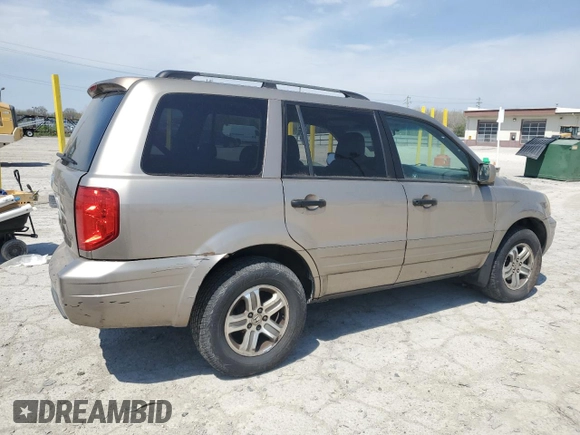 2003 Honda Pilot EX z VIN 2HKYF18603H587095, wystawiony jako Copart lot #53886125 z przebiegiem 188 388 mil mil oraz Szkoda całkowita • Salvage title. Historia ofert i sprzedaży dostępna na DreamBid. Obrazek 3.