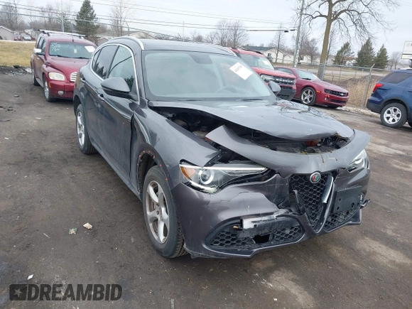 2019 Alfa Romeo Stelvio z VIN ZASPAKAN8K7C40495, wystawiony jako IAAI lot #41693705 z przebiegiem 36 415 mil mil oraz . Historia ofert i sprzedaży dostępna na DreamBid. Obrazek 1.